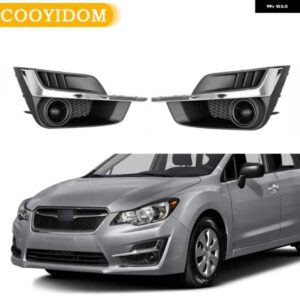 フォグランプ カバー スバル インプレッサ 2015 2016 ゴグランプ トリム 57731FJ310 ヘッドライト シェード グリル フレーム グリル カーアクセサリー