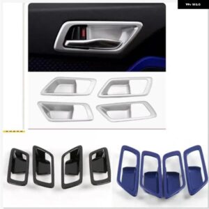 2016 - 19 2021 4個 カーボン ABS 車内ドアシェイクハンドハンドルカーアクセサリー トヨタ C-HR CHR C HR