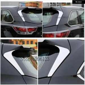 トヨタ ハイランダー 2015 2014 2016 - 19 クロームスポイラー サイドトライアングル 装飾 カバー トリム