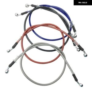 オートバイ バイク ダート オートバイ バイク 編組 油圧 強化ブレーキラインクラッチ オイルホース チューブ 500?1500MM 汎用 レーシング