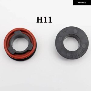 H11 車用 LED ヘッドライト バルブ アダプター ホルダー ベース ソケット ヘッドランプ リテーナー 2個