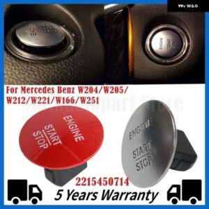 キーレスゴースタートストップ プッシュ ボタン 車 エンジン イグニッション スイッチ2215450714 メルセデス ベンツ W205 W212 W164 W166 W221