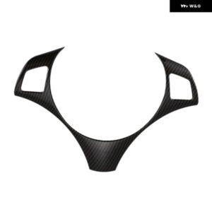 BMW E90 3シリーズ 2005-2012用 カー ステアリングホイール デコレーション フレーム トリム BMW E87 1シリーズ 2004-2011用