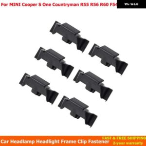 MINI COOPER S ONE COUNTRYMAN R55 R56 R60 F54 F55 F56 F60 COUNTRYMAN 6個 車用 ヘッドランプ ヘッドライト フレーム クリップ ファスナー