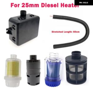 カーオート 25MM ディーゼル パーキング ヒーター エアインテーク フィルター サイレンサー クリップ付き EBERSPACHER WEBASTO DOMETIC