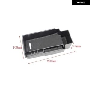 アウディ Q3 8U 2013-2018 アームレスト 収納 ボックス センター コンソール コンテナ 収納 オーガナイザー カーアクセサリー