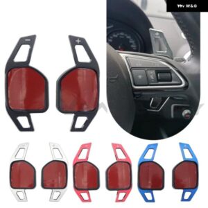 アウディ A3 8P 8V A4 B8 A5 A6 C7 A7 A8 Q3 Q5 Q7 S3 S5 S6 S7 SQ5 TT DSG 車用 ステアリングホイール シフト パドル エクステンション シフト ステッカー