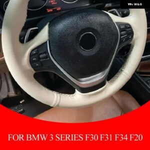 BMW 3シリーズ F30 F31 F34 2013 - 2018 F20 2012-2019 ABS カー ステアリングホイール 装飾 カバー トリム アクセサリー