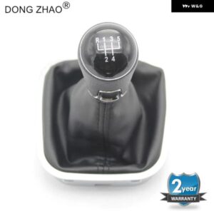 VW ポロ 6R 6C 2009-18 カー スタイリング 5/6速ギアスティック ギア シフト ノブ ブーツ