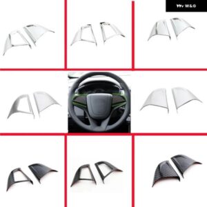 シボレー クルーズ セダン ハッチバック 2009 - 2015 トラック ス クロームアクセサリー カー ステアリングホイール カバー トリム ステッカー