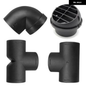 エアベント ダクト T Lピースエルボ パイプ アウトレット 排気コネクタジョイナー WEBASTO EBERSPAECHER ディーゼル パーキング ヒーターアクセサリ