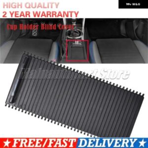 カップ ホルダー ブラインド カバ??ー SUBARU XV IMPREZA WRX STI 66155AG100JC カーセンター コンソール スライドローラーカップ ホルダー ブラインド