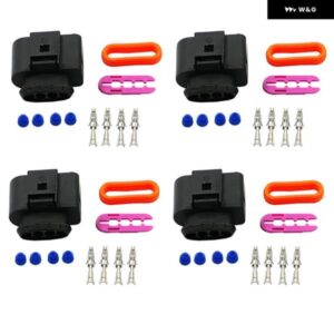 イグニッション コイル配線 ハーネス コネクタリペアキット 4個パック アウディ A4 A6 PASSAT JETTA ALPHA RIDERストアをご覧ください