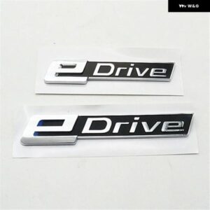 EDRIVEエンブレム 車サイドフェンダー ステッカー リアテールレターバッジ トランク ロゴ X1 X3 X5 X6 X7 I8 I3 E DRIVE