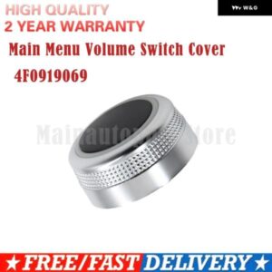 MMIロータリーノブメインメニューボリュームスイッチカバー 4F0919069 4F0 919 069 アウディ A6 C6 S6 ALLROAD Q7 A8 S8