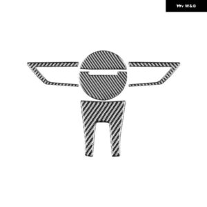 カーボン シボレー カマロ 2010 2011 車用 ステアリングホイール カバー トリム デカール インテリア アクセサリー