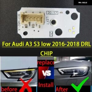 アウディ A3 S3 2016-2019 ヘルニア LOW 車 ヘッドライト ライト回路基板 ライト マイクロチップ 光源基板
