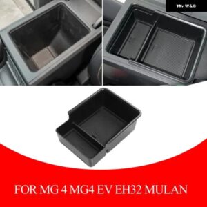 アームレスト ボックス MG 4 MG4 EV EH32 MULAN 2022-2025 アームレスト 収納 コンテナ ホルダー トレイ カーアクセサリー