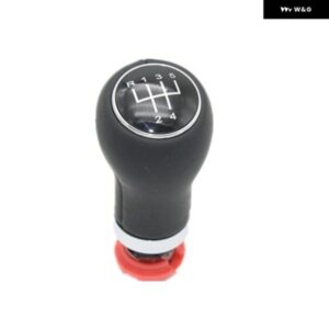 アウディ A3 8P 2003-13 5速カーギアスティックレベル シフト ノブ レザーカバー 付き