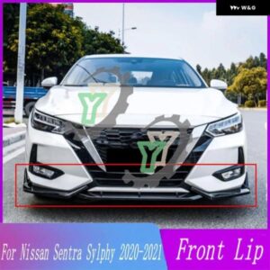 日産 セントラシルフィ 2020 2021 カーアクセサリーフロントバンパー リップあご 外装 部品 装飾チューニングスプリッター カスタムパーツ