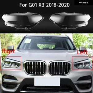 BMW X3 G01 2018 2019 2020 ヘッドライト カバー クリアレンズ ヘッドランプ ランプシェード シェル カスタムパーツ アクセサリー 交換用部