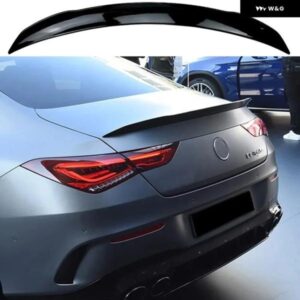 カーボンプリントスポイラー メルセデスベンツ W118 CLA クラス 2020 ABS プラスチック カスタムパーツ アクセサリー 交換用部品 互換品