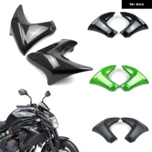 KAWASAKI ER-6N 2012 - 2016 右左 ABS パネル サイドラジエーターカバー フェアリング 圧縮モールド ER 6N ER6N カスタムパーツ アクセサリ