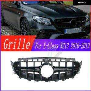 2016+ フロントメッシュグリル W213 GT グリル E43 E450 W238 クーペ フロントグリル メルセデス E200 E300 E250 E320 E350 E400 カメラ 穴
