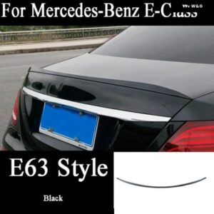 車 E63 スタイル メルセデスベンツ E クラス W213 E63 E43 AMG E550 E300 E400 ABS リア トランク スポイラー ウイングリップ 2016 2017 20