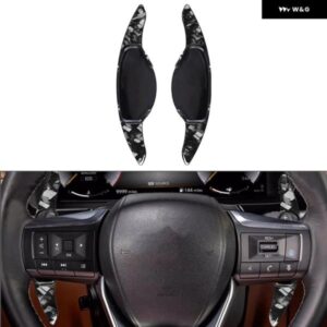 自動 ステアリングホイール シフター延長シフトパドルトリム カバー 2個 三菱 アウトランダー 2022-2024 ABS パターン カスタムパーツ アク