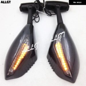 ウインカー一体型ミラー ヤマハ YZF 600 R1 FZ6S FZ6 R6 R6S カーボンペア LR カスタムパーツ アクセサリー 交換用部品 互換品