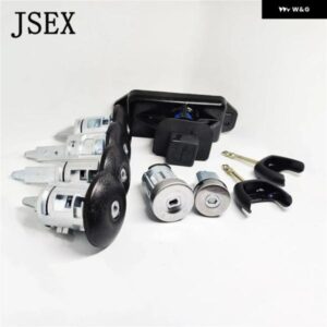 7ピース/セット フォード トランジット MK7 フルロックセット 2006-2011 ロックセット ドアボンネット点火 6C1AV22050XB 4874508 4874507