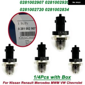 1/4個 0281002907 0281002720 共通レギュレータ燃料レール圧力センサー R-ENAULT メルセデス MWM V-W C-HEVROLET カスタムパーツ アクセサ