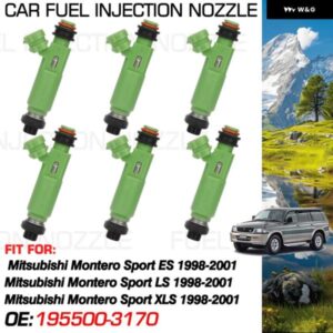 195500-3170 三菱 モンテロスポーツ ES LS XLS 三菱 将軍スポーツ NATIVA 1998-2001 燃料インジェクターノズル噴射 カスタムパーツ アクセ