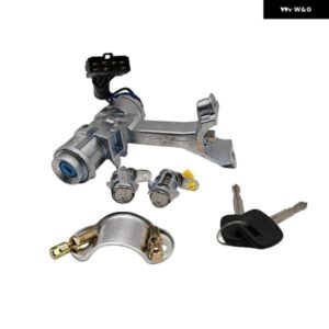 45280-35220 イグニッションスイッチ ドアロックセット 2 キー付き トヨタ ハイラックス 1988-2000 84450-35130 69057-3505 カスタムパーツ