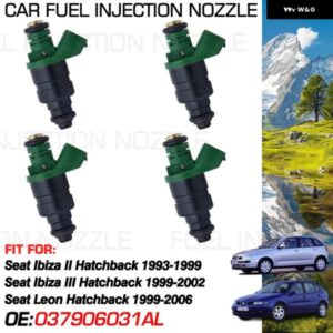 SEAT IBIZA MK2 II MK3 III ハッチ 1993-2002 SEAT LEON MK1 I 1M ハッチ 1999-2006 燃料インジェクター ノズル噴射 037906031AL カスタム