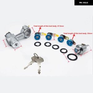 イグニッションスタータースイッチ ドアロック付きセット 48700-02W00 48700-H6200 ダットサン 日産 720 SD23 D23 ピックアップ カスタムパ