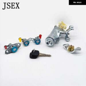 69051-1234 ドアロック アセンブリ 93-97 96-01 69051-1234/60 イグニッションドアロック トランク ロックキー付き カローラ AE111/110 93-