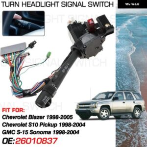 26010837 シボレー ブレイザー ユーコン 1998-2005 シボレー S10 ピックアップ GMC S-15 ソノマ 1998-2004 オート ヘッドライト ステアリン
