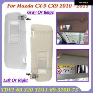 TDY1-69-320 TD11-69-320D-75 サンバイザー ハンドル用席側車フロントウィンドウカバー ブラインドシェード サンバイザー マツダ CX9 2010-