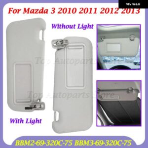 マツダ3 2010-13 BBM2-69-320C-75 BBM3-69-320C-75 車 サンバイザー アクセサリー インテリア ルーフ サンバイザー ライト付き カスタムパ
