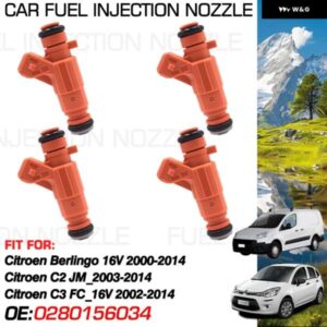 シトロエン ベルランゴ 16V 2000-2014 シトロエン C2 JM 2003-2014 シトロエン C3 2002-2014 燃料インジェクターノズル噴射 0280156034 カ