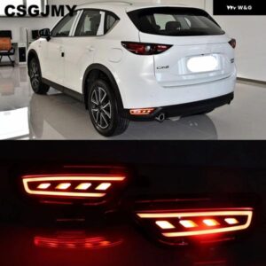2個 マツダ CX-5 CX5 2017-21 LED リアリフレクター フォグランプ リアバンパーライト ブレーキライト ウィンカー ランプ カスタムパーツ