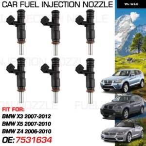 燃料インジェクター ノズル噴射 BMW X3 E83 2007-2012 2010 BMW X5 E70 2007-2010 2008 BMW Z4 2006-2010 2009 部品 7531634 カスタムパー