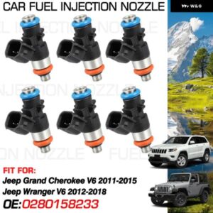1X 燃料インジェクター ノズル噴射 ジープ グランドチェロキー WK2 2011-2015 2013 ジープ ランジャー JK 2012-2018 0280158233 5184085AC