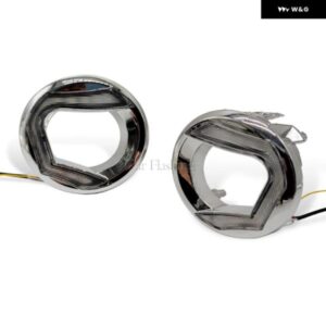 車 DRL ランドクルーザープラド FJ150 2700 4000 LC150 2014 2015 2016 LED デイタイム ランニングライト フォグランプ CVOER とウインカー