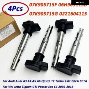 4個 点火コイル 07K905715F 0221604115 07K 905 715F 07K905715 UF575 06F905115E 06H905115B アウディ A3 A4 A6 VW ゴルフ パサート EOS