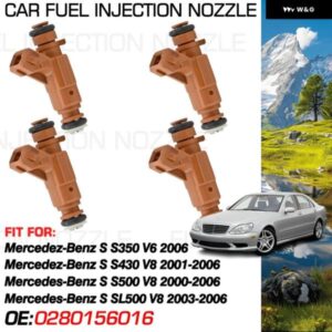 1X 燃料インジェクター ノズル噴射 メルセデス ベンツ S350 2006 ベンツ S430 2001-2006 ベンツ S500 2000-2006 ベンツ SL500 0280156016