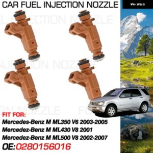 メルセデスベンツ ML350 2003-2005 メルセデスベンツ ML430 2001 ベンツ ML500 2002-2007 燃料インジェクターノズル噴射 0280156016 カスタ