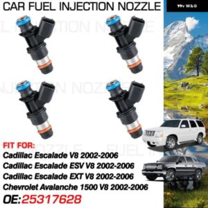 25317628 キャデラック エスカレード ESV EXT シボレー アバランチ 1500 V8 2002-2006 2005 燃料インジェクターノズル噴射アクセサリー カ
